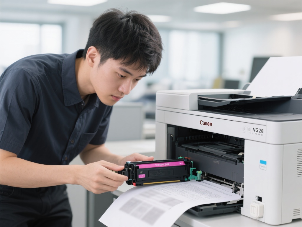 佳能NG28粉盒安装流程与注意事项解析 